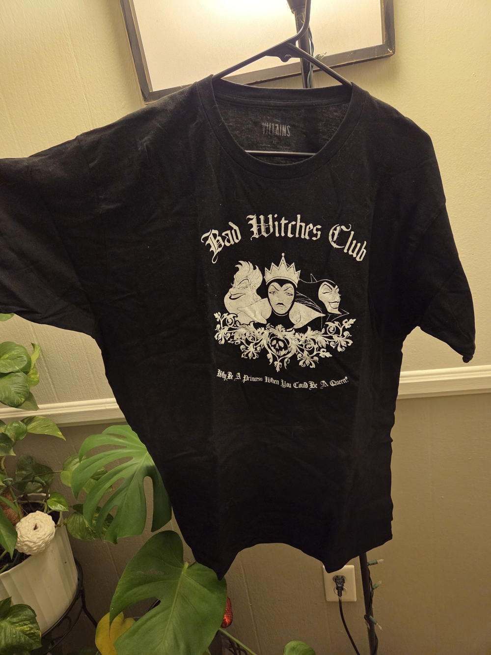 Disney Black 'Bad Witches Club' Graphic Tee - White Print
